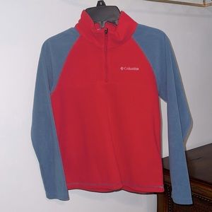 Columbia Youth Half Zip Fleece Sm NWT